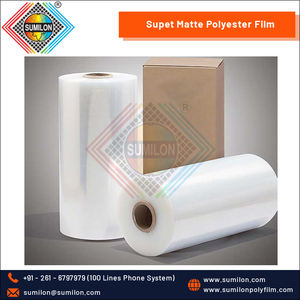 Película de poliéster transparente suave con acabado supermate, alta demanda, material de procesamiento de fundición de etiquetado más vendido, película de plástico - Product Image 2