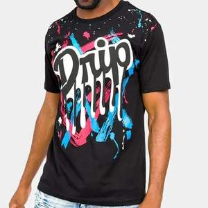 Vente en gros OEM T-shirt de gym décontracté pour hommes conception personnalisée bouffée imprimé surdimensionné vêtements de sport légers vêtements de fitness décontractés - Product Image 6