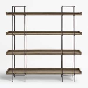 ชั้นวางหนังสือออกแบบทำจากไม้และโลหะสำหรับใช้ในสำนักงานและใช้ในบ้านยังมีประโยชน์สำหรับชั้นวางห้องสมุดที่ทันสมัยสำหรับการถือ Boo - Product Image 1