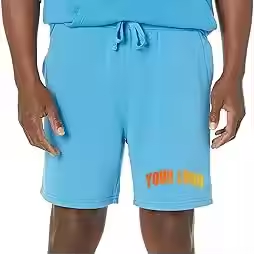 Pantalones cortos deportivos de lona de doble capa de secado rápido Unisex Jogger de cintura media entrenamiento atlético pantalones cortos casuales sólidos para hombres - Product Image 4