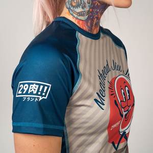 Camiseta de Compresión Rashguard para Hombre, MMA, BJJ, Manga Larga, Transpirable, Lavada, con Logotipo Personalizable por Sublimación, Venta al Por Mayor - Product Image 6