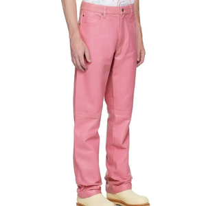 Servicios OEM, Pantalones de Cuero de Último Diseño, Pantalones de Cuero de Diseño Personalizado de Alta Calidad a Bajo Precio - Product Image 4
