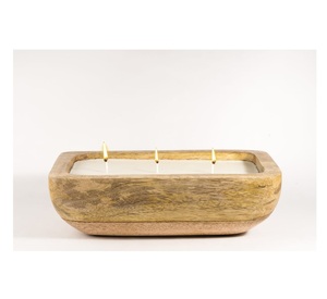 Tazón de Madera de Acacia Hecho a Mano Desechable, en Oferta, para Uso Doméstico y Hotelero, Ecológico, para Cena, Fruta, Ensalada y Postre - Product Image 3