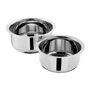 Fabricante de olla de cocina de acero Olla de comida hecha a mano de calidad superior Forma redonda Olla de cocina de lujo de acero inoxidable - Product Image 1