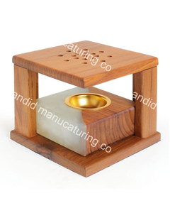 New Arrival Decorative Design Wooden Resin Epoxy Resin Incense Bakhoor Burner for <b>Home</b> Decor From India - Product Image 3