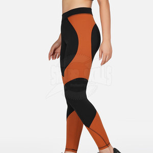 Estilo de moda Sólido Cintura media Alta calidad Mujeres Leggings Yoga Entrenamiento Fitness Wear Secado rápido Tallas grandes Precio al por mayor en stock - Product Image 3