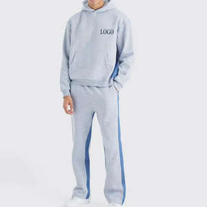 Service OEM, survêtement léger pour homme, taille élastique, sur mesure, streetwear d'hiver, à capuche, uni, de haute qualité, unisexe - Product Image 4