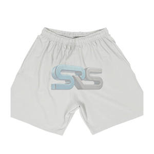 Short de sport élégant pour hommes, confortable 100% coton éponge française écologique, short de survêtement imprimé avec logo personnalisé - Product Image 1