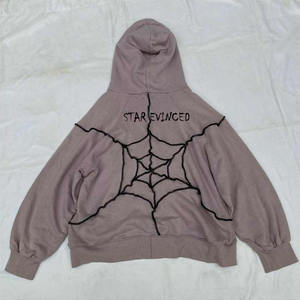 Sudaderas con Capucha Extra Grandes Unisex con Logotipo Bordado Personalizado, Estilo Desgastado, 100% Algodón, Felpa Ecológica, Protección Solar - Product Image 2