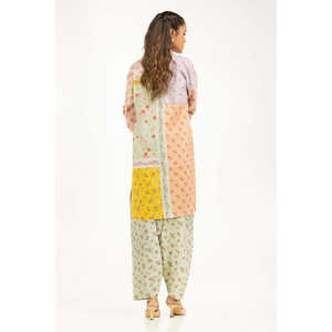 ชุดเซ็ตโบฮีเมียนสำหรับผู้หญิง รุ่น IPST-44834 ผ้าชีฟองพิมพ์ลายแคมบริก ชุดเซ็ต 2 ชิ้น กางเกงขาสั้น สำหรับฤดูใบไม้ผลิ/ฤดูร้อน ไซส์ XS/XS - Product Image 6