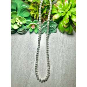 Collar de Plata de Ley de 8 mm Hecho a Mano por los Navajo, Estilo Étnico - Product Image 1