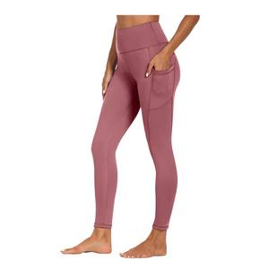 ชุดออกกำลังกายเล่นโยคะสำหรับผู้หญิงเลกกิ้งผ้าไนลอนระบายอากาศได้ดี2025ออกแบบได้ตามต้องการ - Product Image 4