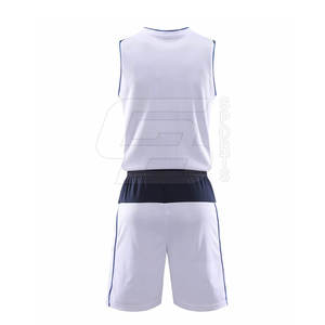 Ensemble de vêtements de basketball personnalisés de haute qualité, vêtements de sport respirants, logo imprimé, nouveau design, vente en gros, basketball 100% polyester - Product Image 2
