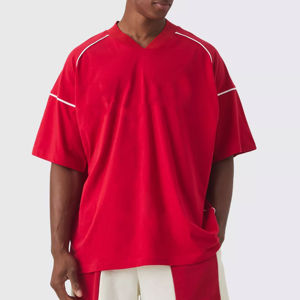 Logotipo personalizado superventas precio barato hombres verano Pantalones cortos conjunto transpirable camiseta con pantalones cortos conjuntos de verano material de algodón - Product Image 2