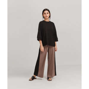 Pantalon rayé coupe décontractée pour femmes Pantalons et pantalons confortables pour femmes - Product Image 4