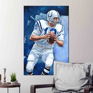 ภาพพิมพ์บนผ้าใบสร้างแรงบันดาลใจสำหรับตกแต่งผนังห้องออกกำลังกายหรือห้องพักผ่อนของผู้ชาย พร้อมกรอบสำหรับติดตั้ง - Product Image 1