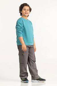 Sweatshirts pour enfants imprimés sur le thème du sport pour garçons Pulls en coton de style athlétique confortables pour un usage quotidien - Product Image 3