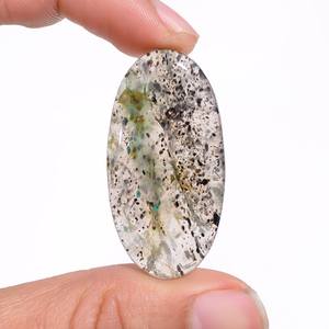 จี้คริสตัลขัดเงาทำมือคุณภาพสูงทำจากหินควอตซ์ธรรมชาติทำจากหินควอตซ์บริสุทธิ์ลายจุดสีดำ - Product Image 6