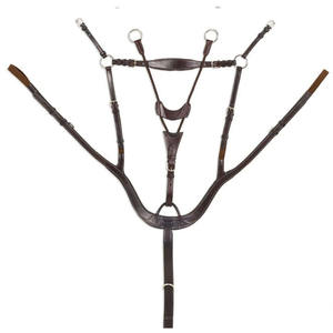 Plastron de polo en cuir réglable et durable, équipement équestre, support d'équitation solide, contrôle équilibré, équipement d'entraînement confortable - Product Image 1