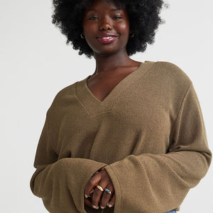 Sweatshirts à col rond sur mesure avec votre propre logo pour femmes vente en gros - Product Image 6