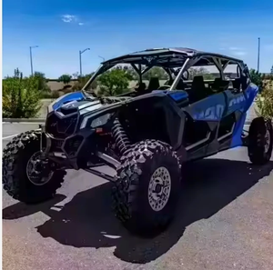 CAN-AM Maverick X3 MAX X Turbo RR 2024 COMPLETAMENTE ENSAMBLADO, Industrial, DIY, OEM, Azul Deslumbrante/Negro Carbón, 1 Año de Garantía, Listo para Usar - Product Image 1
