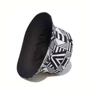 Sombreros de cubo informales de dibujos animados de Hip Hop transpirables duraderos de la mejor calidad logotipo personalizado de Color sólido sublimado Unisex 100% algodón - Product Image 2