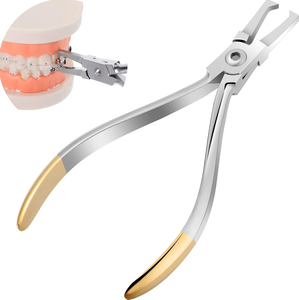 Instrumento Quirúrgico Dental de Ortodoncia, Alicates de Desprendimiento Manual de Acero Inoxidable, Removedor de Brackets, Alambre de Ortodoncia, Lazo para Doblar, Premium - Product Image 1