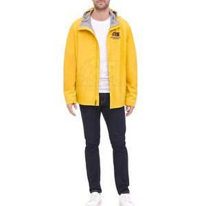 <b>Lightweight</b> <b>Waterproof</b> <b>Jacket</b> <b>Men</b> Hooded Running Windbreaker <b>Jacket</b> Water Resistant Outdoor <b>Jacket</b> - Product Image 5