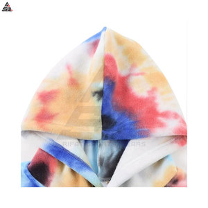 Moda Streetwear Tie Dye venta al por mayor sudaderas con capucha diseño personalizado para venta en línea alta calidad Invierno Polar 100% algodón - Product Image 4