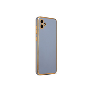 Coque de protection en silicone liquide Netzy Brand Blue Premium anti-traces de doigts, texture écorce, pour Samsung Galaxy A04, fabriquée en PC - Product Image 1