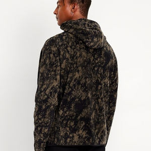 Personnalisé Vintage gris français éponge surdimensionné 100% coton poids lourd hommes délavé au soleil 500 Gsm vierge lavé à l'acide en détresse sweat à capuche - Product Image 2