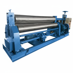 Machine à rouler les plaques <span class=keywords><strong>hydraulique</strong></span> manuelle à trois rouleaux W11, machine à plier les plaques d'acier pour la fabrication métallique, niveau de sécurité élevé - Product Image 3