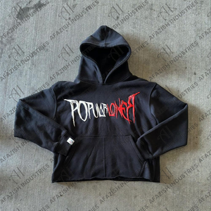 Sudadera con Capucha de Invierno para Hombre, de Alta Calidad, Informal, Doble Capa de Poliéster/Algodón, Corte Holgado - Product Image 5