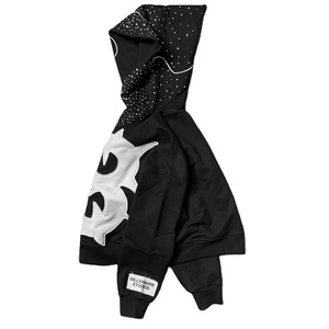 Sudaderas con Capucha Personalizadas Unisex, Gruesas, 100% Algodón, Felpa de 350 g/m², Estilo Y2K de Invierno, Bolsillo a Cuadros, Detalle de Pedrería Bordada - Product Image 3