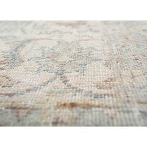 Alfombra de Lana Anudada a Mano en 3D Erbe, Diseño Rectangular con Medallón Azul y Patrón Abstracto para Sala de Estar - Modelo Skwl-549 - Product Image 3