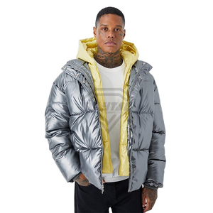 Chaqueta de Plumón Ligera para Hombre, Fabricada a Medida por OEM, Chaqueta de Invierno de Nailon y Poliéster de Alta Calidad, Chaquetas de Plumón para Hombre - Product Image 4