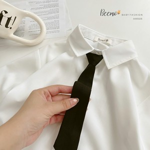 Ensemble de 3 pièces de vêtements d'hiver de haute qualité de style coréen pour enfants de 1 à 7 ans avec cravate pour chemise à glissière vente en gros en vente pour bébés garçons - Product Image 3