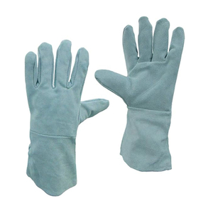 Guantes de soldadura de bajo precio hechos en fábrica Guantes de soldadura de trabajo de alta calidad Guantes de soldadura de desgaste de seguridad Logotipo personalizado - Product Image 1