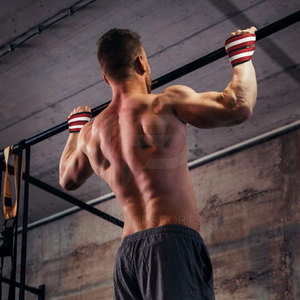 Venta al por mayor logotipo personalizado neopreno correa de muñeca gimnasio deportes figura 8 peso pesado levantamiento entrenamiento banda - Product Image 2