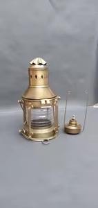 Linterna de latón puro con aspecto Vintage, linterna de estilo náutico de alta venta de calidad Premium, elegante para decoración de hogar y Hotel - Product Image 6