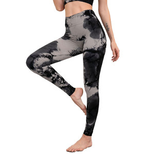 Tight Slim Top Grade Meilleure Qualité Yoga Leggings Pantalon Flare Spandex Réfléchissant Cordon Yoga Leggings - Product Image 1