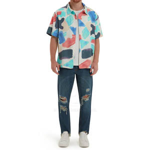 Salopette professionnelle de lavage léger pour hommes de haute qualité Impression élégante Logo personnalisable Taille moyenne Style Street Wear 100% coton - Product Image 4