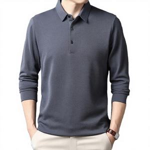 เสื้อยืดแขนยาวผู้ชายสีพื้น ผ้าวาฟเฟิล พิมพ์ลายด้านหน้า เป็นมิตรกับสิ่งแวดล้อม ระบายอากาศได้ดี เหมาะสำหรับฤดูใบไม้ผลิและฤดูใบไม้ร่วง สำหรับวัยรุ่น - Product Image 1