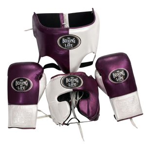 Equipo de Boxeo Premium de Alta Calidad No Boxing No Life, Kit con Guantes 100% Cuero Genuino, Protector de Cabeza y Protector Inguinal para Adultos, para Artes Marciales - Product Image 2