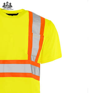 T-shirt de travail industriel 100% coton |   Surpiqûres renforcées |   Écologique |   Vêtements de travail utilitaires |   Fournisseur en gros - Product Image 3