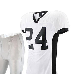 Ensembles d'uniformes de football américain à manches courtes pour adultes, respirants et à prix raisonnable, fabriqués par une bonne entreprise - Product Image 3