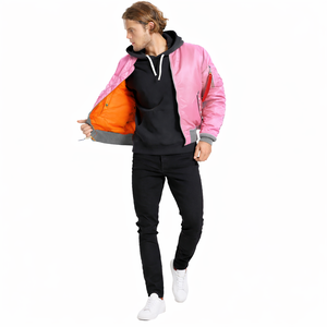 Customizable Winter <b>Bomber</b> <b>Jacket</b> for <b>Men</b> Breathable Baseball <b>Varsity</b> Style Custom Logo <b>Men</b> <b>Bomber</b> <b>Jackets</b> - Product Image 1