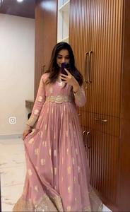 Vestido DE BODA diseñador Georgette-Pent Dupatta - Product Image 5