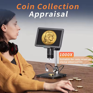 OEM 2K HD 10.1 Inch LCD Digital <strong>Microscope</strong> 3 Lens 2000X Handheld Inspection Camera LED USB Microscopio Video <strong>Microscope</strong> Digital - Product Image 6