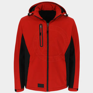 Veste softshell pour homme avec logo personnalisé, réversible, respirante, imperméable, coupe-vent, doublure en polaire, fermeture éclair, design personnalisé - Product Image 1